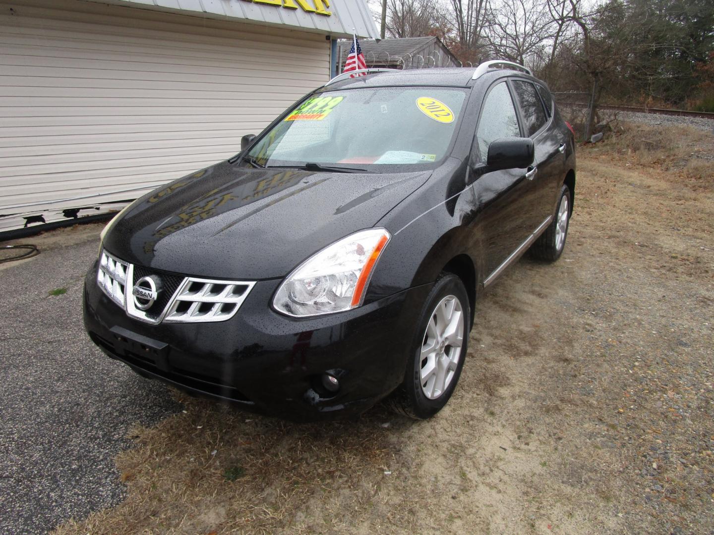 2012 Black Nissan Rogue S AWD (JN8AS5MV4CW) with an 2.5L L4 DOHC 16V engine, Continuously Variable Transmission transmission, located at 2553 Airline Blvd, Portsmouth, VA, 23701, (757) 488-8331, 36.813889, -76.357597 - Photo#1